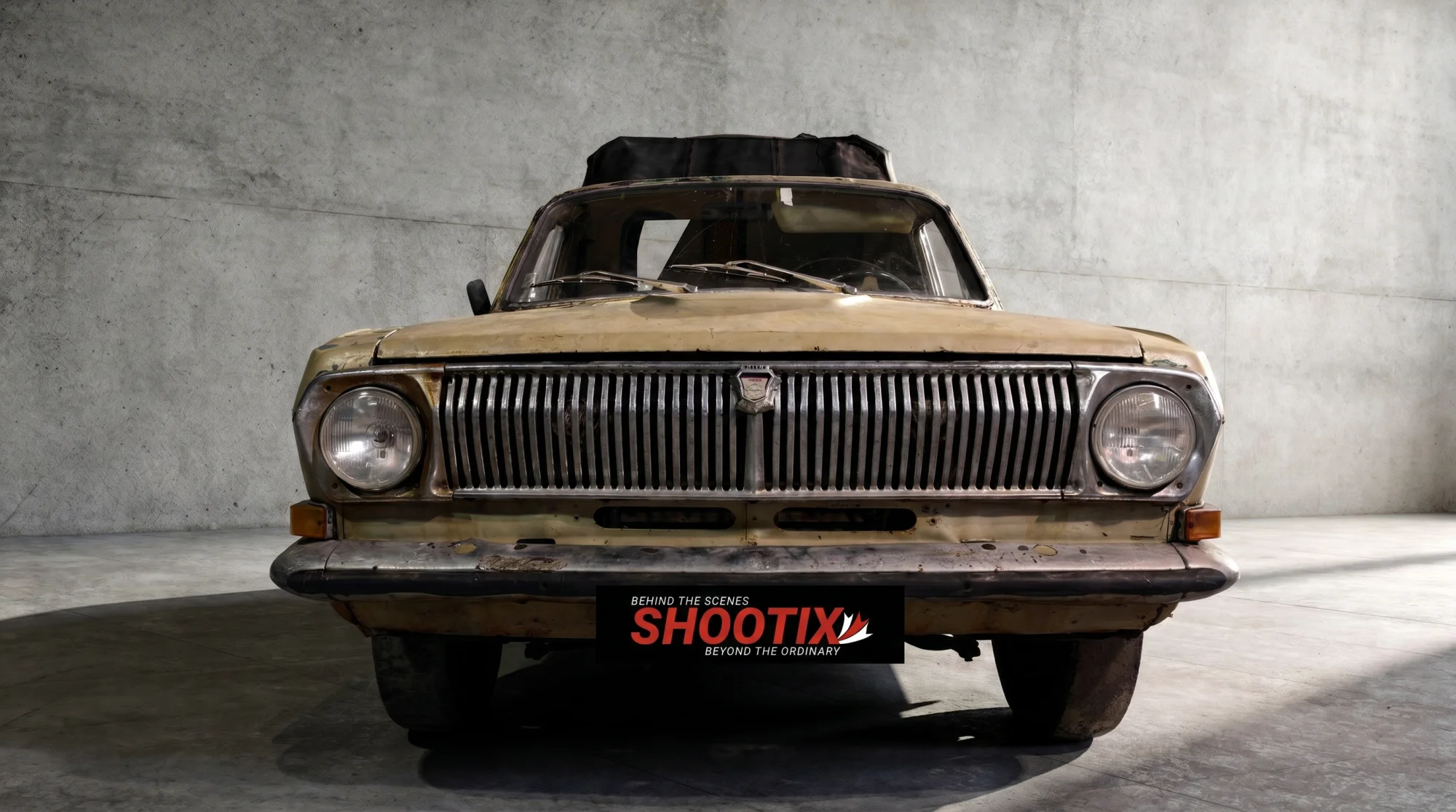 GAZ-24 Pikaps ar auduma kravas pārsegu
