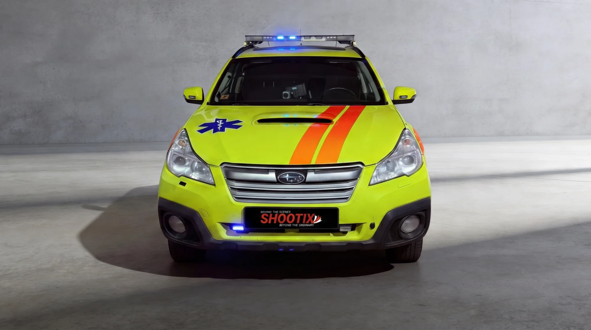 Subaru Outback Neatliekamās medicīniskās palīdzības dienesta automobilis