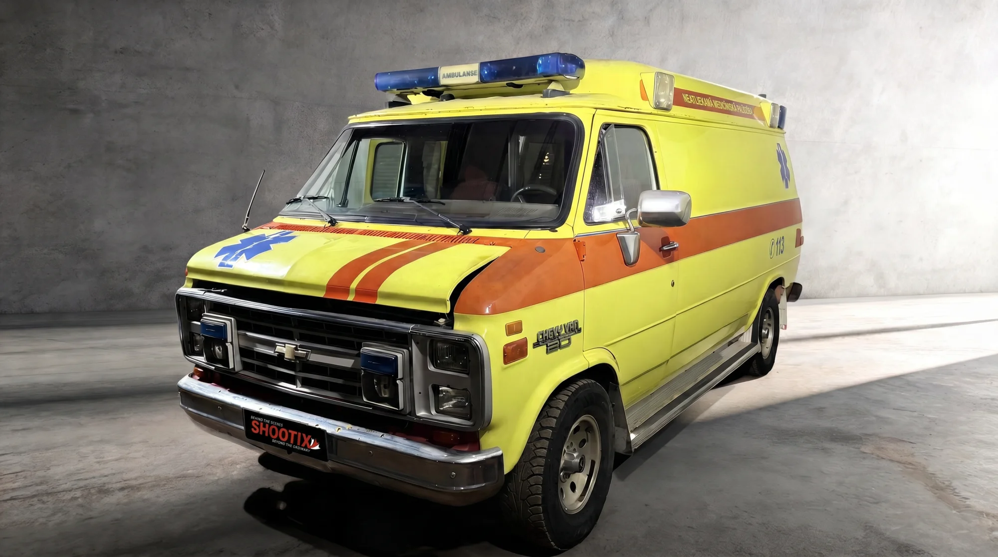 Chevrolet Van 20 Neatliekamās medicīniskās palīdzības automašīna