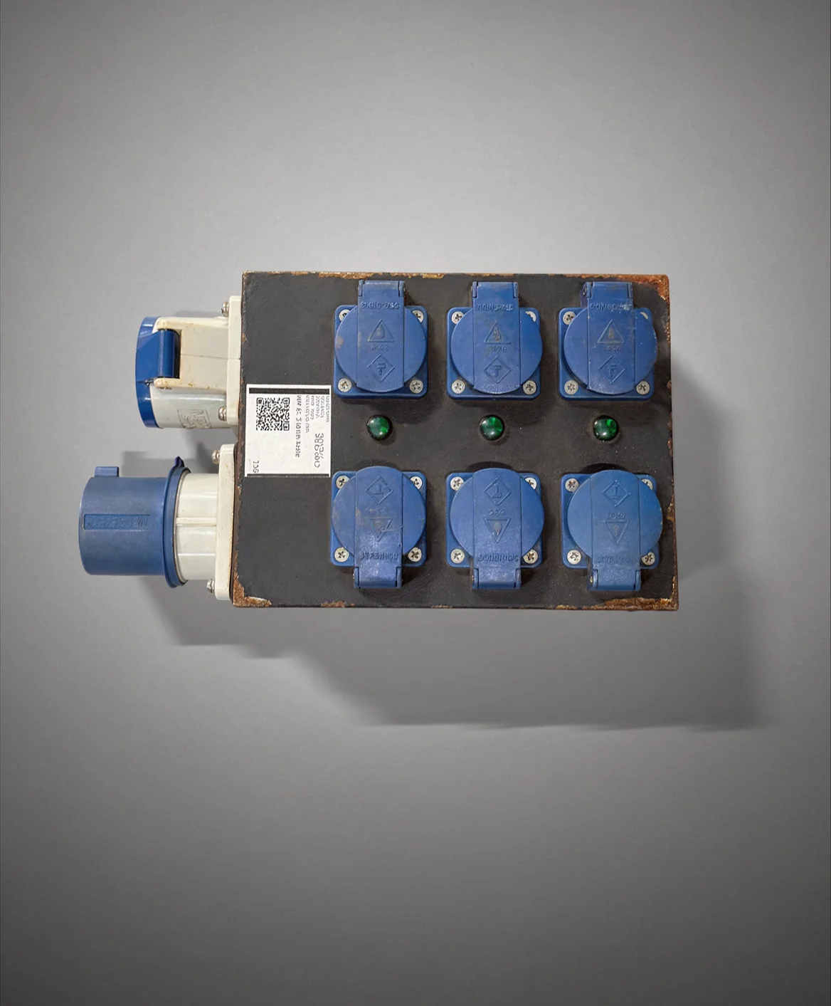 CEE 16A sadales bloks (6 x 230V)